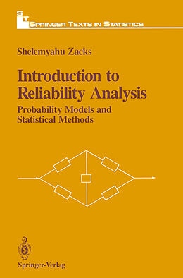 Couverture cartonnée Introduction to Reliability Analysis de Shelemyahu Zacks
