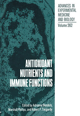 Kartonierter Einband Antioxidant Nutrients and Immune Functions von 