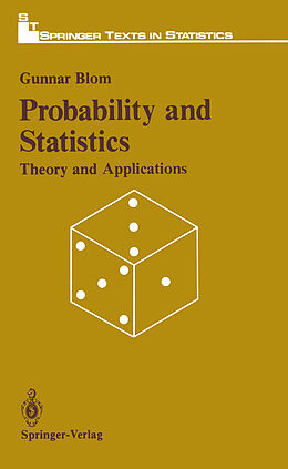 Kartonierter Einband Probability and Statistics von Gunnar Blom