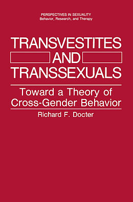 Couverture cartonnée Transvestites and Transsexuals de Richard F. Docter
