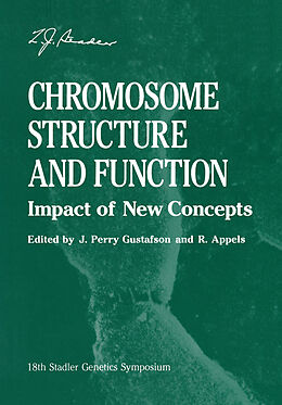 Couverture cartonnée Chromosome Structure and Function de 