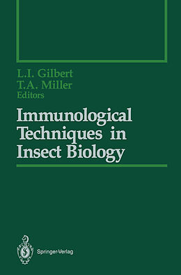 Couverture cartonnée Immunological Techniques in Insect Biology de 