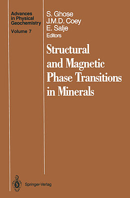 Couverture cartonnée Structural and Magnetic Phase Transitions in Minerals de 