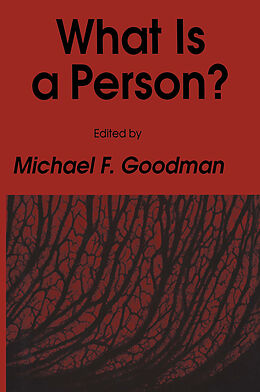 Couverture cartonnée What Is a Person? de Michael F. Goodman