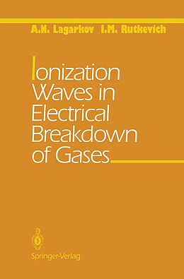 Kartonierter Einband Ionization Waves in Electrical Breakdown of Gases von I. M. Rutkevich, A. N. Lagarkov