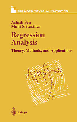 Couverture cartonnée Regression Analysis de Muni Srivastava, Ashish Sen