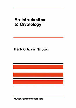 Couverture cartonnée An Introduction to Cryptology de Henk C. A. van Tilborg