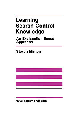 Couverture cartonnée Learning Search Control Knowledge de Steven Minton