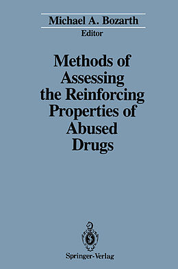 Couverture cartonnée Methods of Assessing the Reinforcing Properties of Abused Drugs de 
