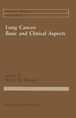 Couverture cartonnée Lung Cancer: Basic and Clinical Aspects de 