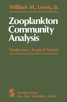 E-Book (pdf) Zooplankton Community Analysis von W. M. Jr. Lewis