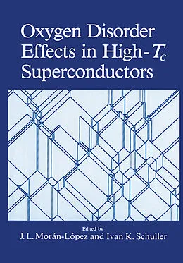 E-Book (pdf) Oxygen Disorder Effects in High-Tc Superconductors von Ivan K. Schuller, J. L. Moran-Lopez