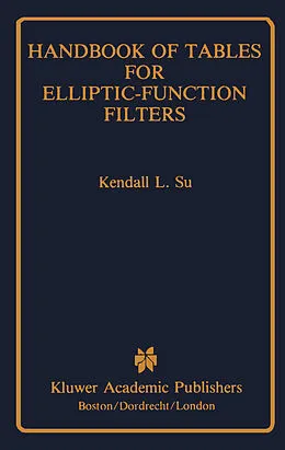E-Book (pdf) Handbook of Tables for Elliptic-Function Filters von K. L. Su