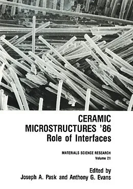 E-Book (pdf) Ceramic Microstructures '86 von Joseph A. Pask, Anthony G. Evans