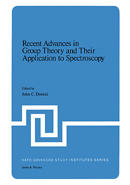 eBook (pdf) Recent Advances in Group Theory and Their Application to Spectroscopy de 
