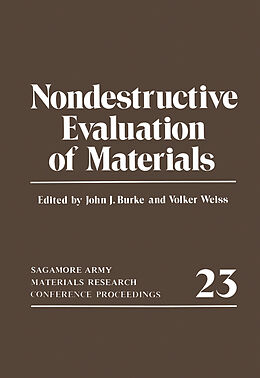 eBook (pdf) Nondestructive Evaluation of Materials de Volker Weiss, John J. Burke