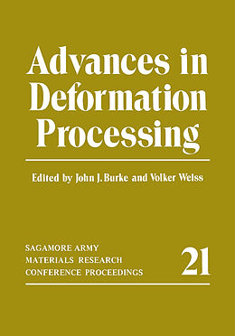 eBook (pdf) Advances in Deformation Processing de John J. Burke, Volker Weiss