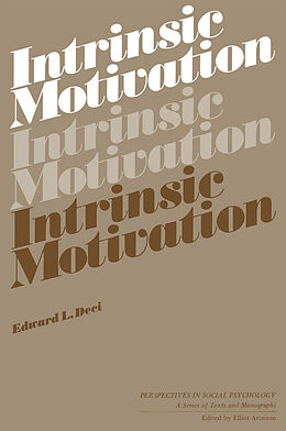 Kartonierter Einband Intrinsic Motivation von Edward L. Deci