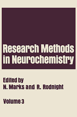 eBook (pdf) Research Methods in Neurochemistry de 