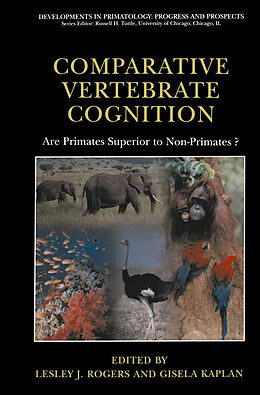 Couverture cartonnée Comparative Vertebrate Cognition de 