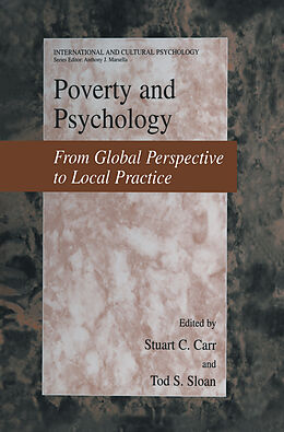 Couverture cartonnée Poverty and Psychology de 