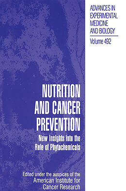 Kartonierter Einband Nutrition and Cancer Prevention von 