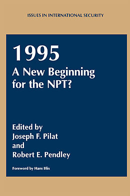 Couverture cartonnée 1995: A New Beginning for the NPT? de 