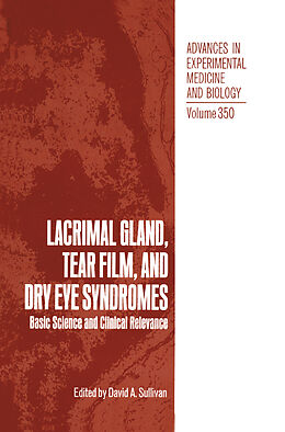 Kartonierter Einband Lacrimal Gland, Tear Film, and Dry Eye Syndromes von 