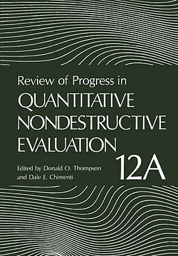 Kartonierter Einband Review of Progress in Quantitative Nondestructive Evaluation von 