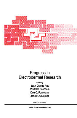 Kartonierter Einband Progress in Electrodermal Research von 