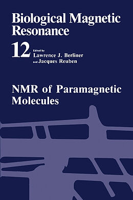 Kartonierter Einband NMR of Paramagnetic Molecules von 