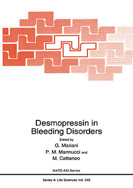 Kartonierter Einband Desmopressin in Bleeding Disorders von 