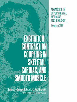 Kartonierter Einband Excitation-Contraction Coupling in Skeletal, Cardiac, and Smooth Muscle von 