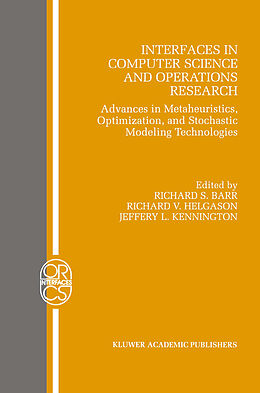 Couverture cartonnée Interfaces in Computer Science and Operations Research de 