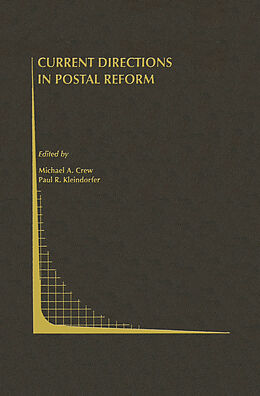 Kartonierter Einband Current Directions in Postal Reform von 