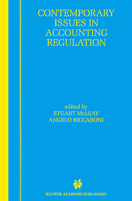 Couverture cartonnée Contemporary Issues in Accounting Regulation de 