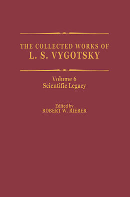 Couverture cartonnée The Collected Works of L. S. Vygotsky de L. S. Vygotsky