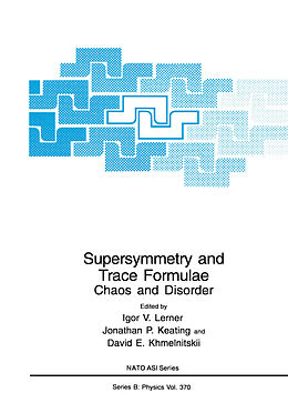 Couverture cartonnée Supersymmetry and Trace Formulae de 