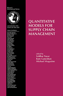 Couverture cartonnée Quantitative Models for Supply Chain Management de 