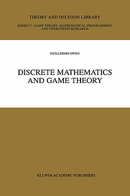 Kartonierter Einband Discrete Mathematics and Game Theory von Guillermo Owen