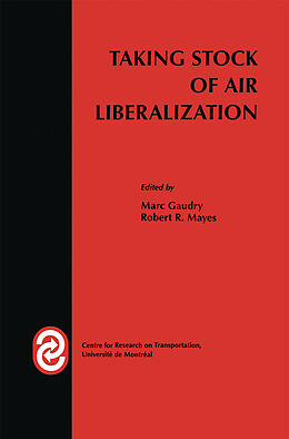 Couverture cartonnée Taking Stock of Air Liberalization de 