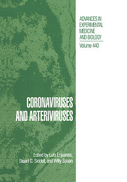 Kartonierter Einband Coronaviruses and Arteriviruses von 