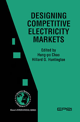 Couverture cartonnée Designing Competitive Electricity Markets de 