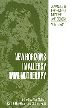 Kartonierter Einband New Horizons in Allergy Immunotherapy von 