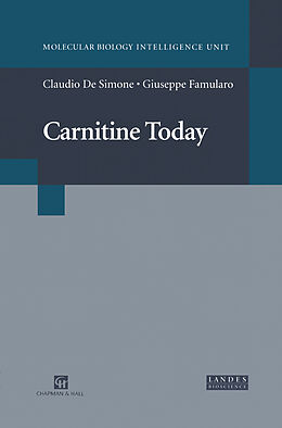 Kartonierter Einband Carnitine Today von Claudio Desimone, Giuseppe Famularo