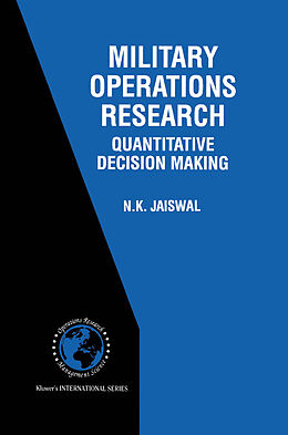 Couverture cartonnée Military Operations Research de N. K. Jaiswal