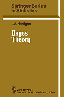 Couverture cartonnée Bayes Theory de J. A. Hartigan