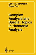 E-Book (pdf) Complex Analysis and Special Topics in Harmonic Analysis von Carlos A. Berenstein, Roger Gay