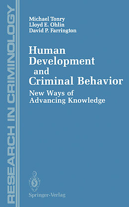 eBook (pdf) Human Development and Criminal Behavior de Michael Tonry, Lloyd E. Ohlin, David P. Farrington