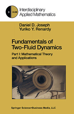 Couverture cartonnée Fundamentals of Two-Fluid Dynamics de Yuriko Y. Renardy, Daniel D. Joseph